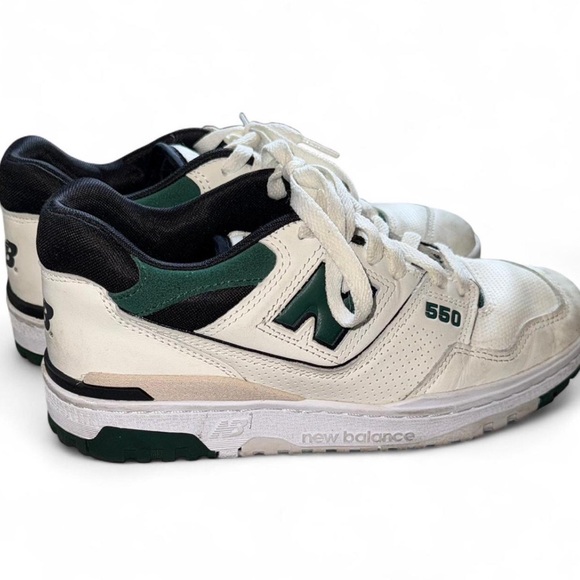 New Balance Other - New Balance 550 White and Green Sneakers